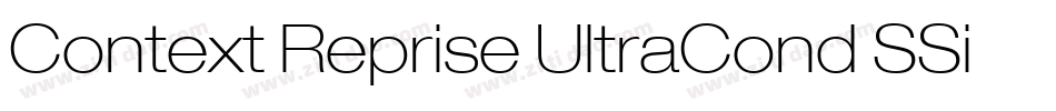 Context Reprise UltraCond SSi Normal字体转换